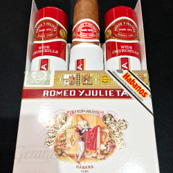 ROMEO Y JULIETA WIDE CHURCHILLS ETUI 3 AT