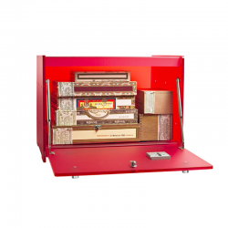 HUMIDOR PLEXI GERARD ROUGE GRAND MODELE