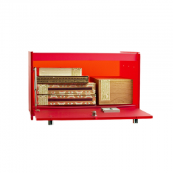 HUMIDOR PLEXI GERARD ROUGE PETIT MODELE