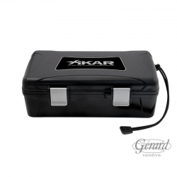 TRAVEL HUMIDOR XIKAR NOIR 10 CIGARES