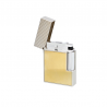 LIGNE 2 SMALL PLATINUM AND BRUSHED GOLD LIGHTER