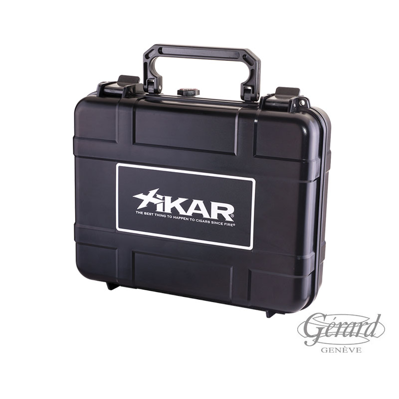 TRAVEL HUMIDOR XIKAR NOIR 18-24 CIGARES