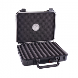 TRAVEL HUMIDOR XIKAR NOIR 18-24 CIGARES