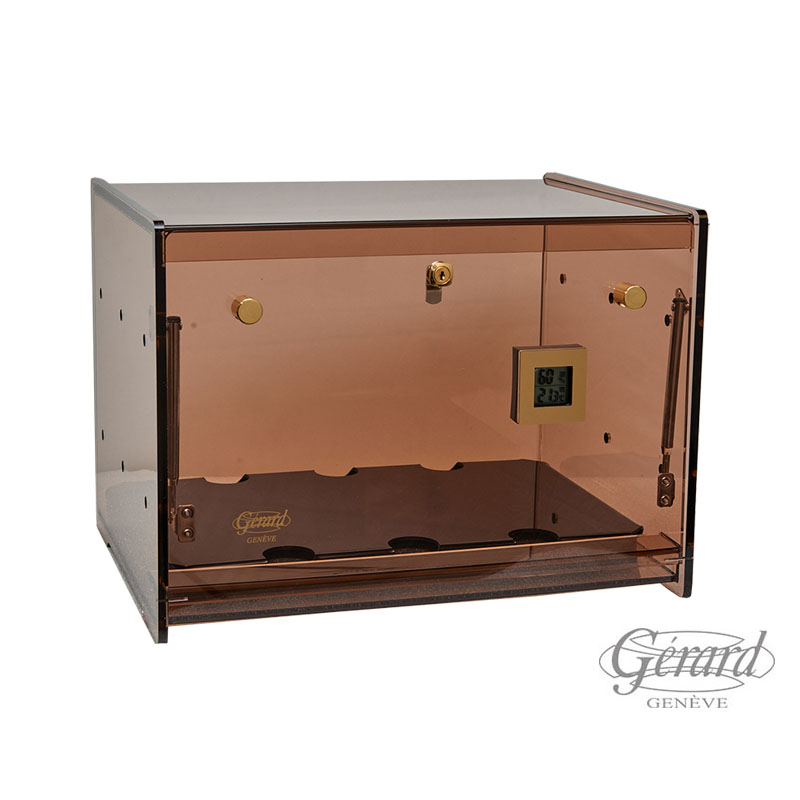 HUMIDOR PLEXI GERARD MARRON GRAND MODELE
