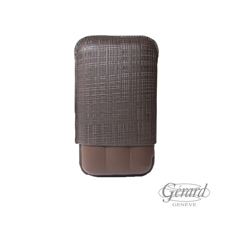 ETUI 3 CIGARES RECIFE YACHT REGATTA CHOCOLAT
