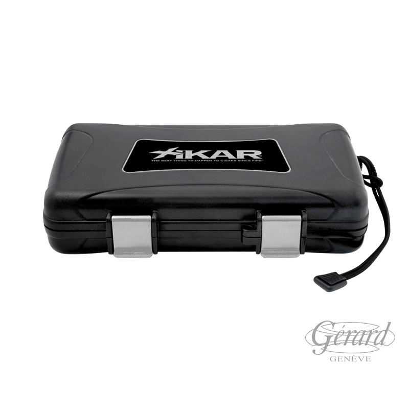 TRAVEL HUMIDOR XIKAR NOIR 5P.