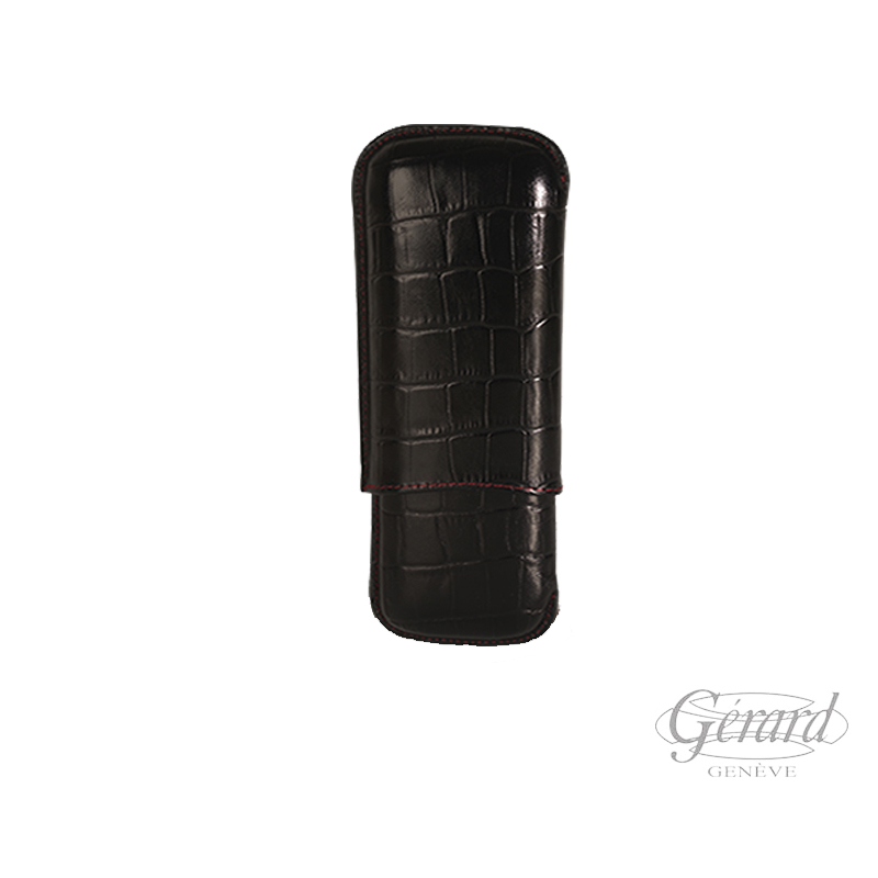 ETUI RECIFE 2 CIGARES CUBA LIBRE BLACK POWER
