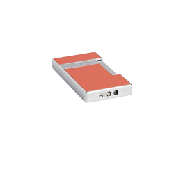 BRIQUET DUPONT SLIMMY LAQUE CORAIL/CHROME