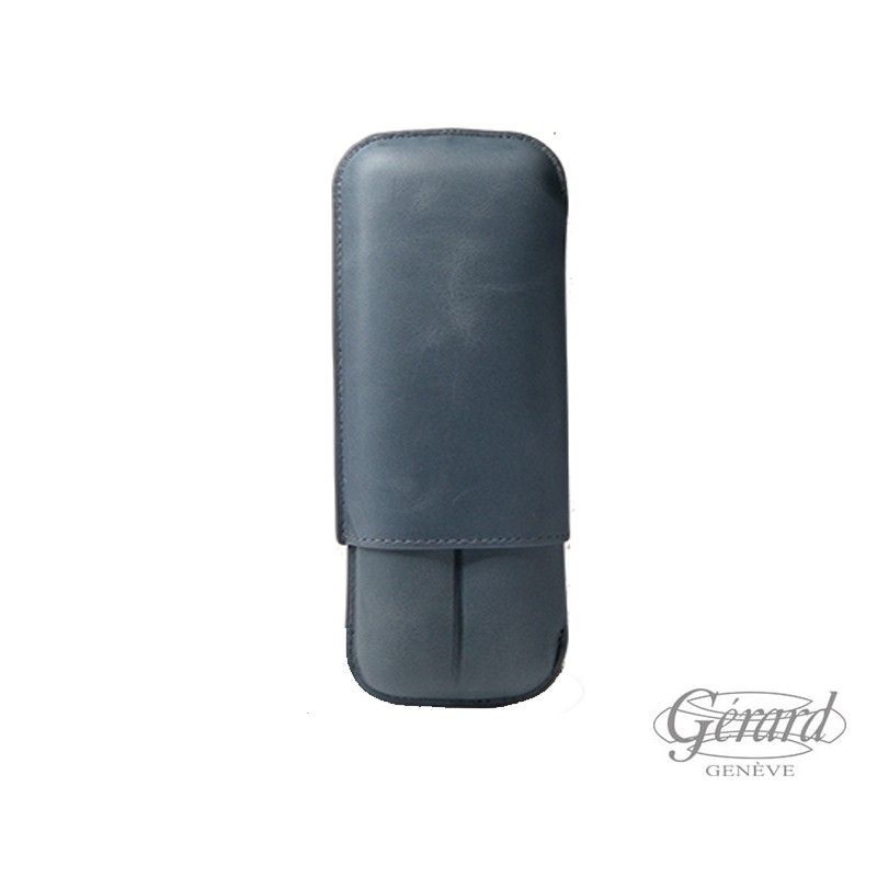 ETUI RECIFE CHICAGO 2 CIGARES BLUE LABEL