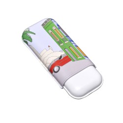 ETUI ELIE BLEU CASA CUBANA 2 CIGARS