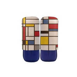 ETUI RECIFE MONDRIAN 2 CIGARES BLUE SEA