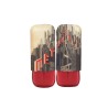 ETUI RECIFE METROPOLIS 2 CIGARES POPPY RED
