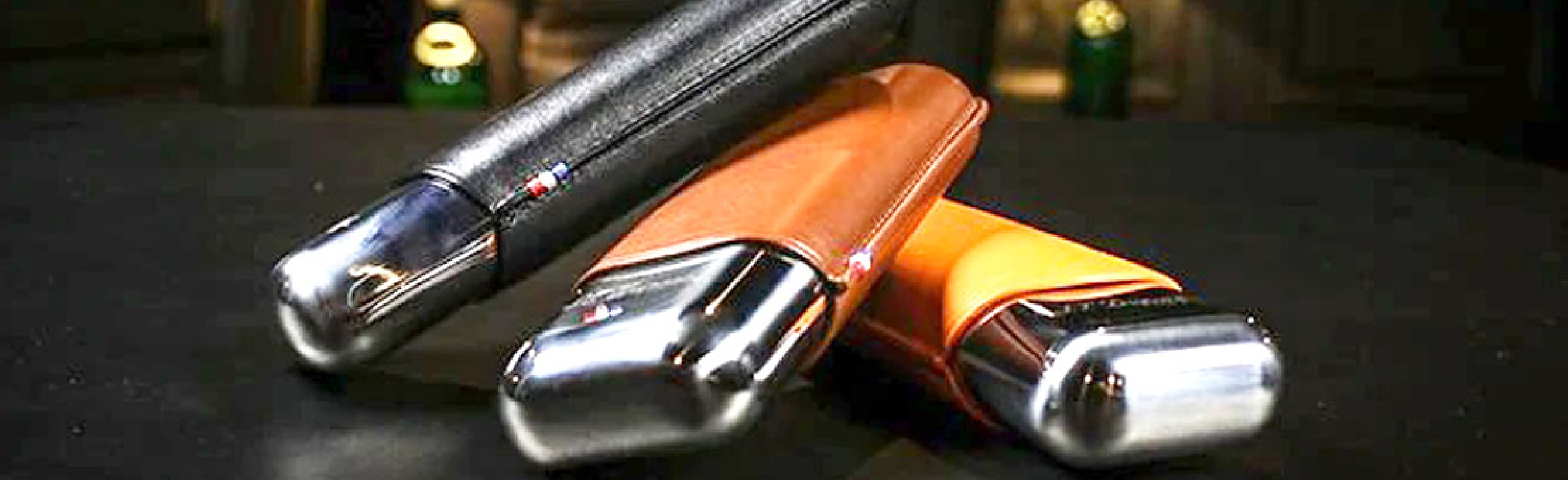 GENUINE LEATHER CIGAR CASE A HARD SHELL PROTECTING YOUR HABANOS